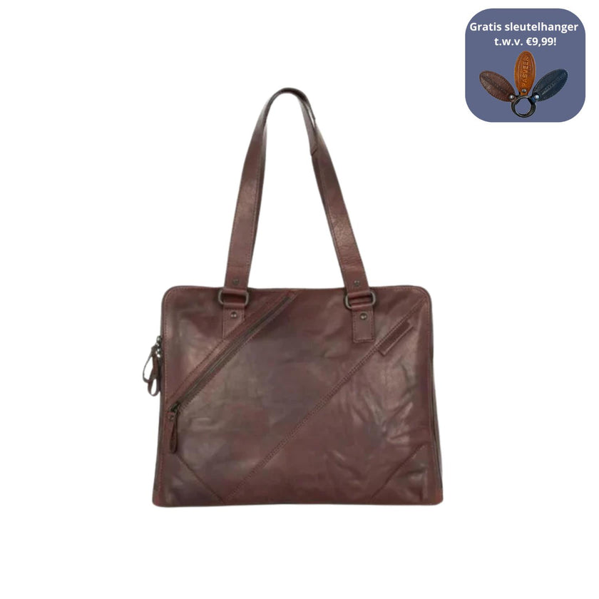 Spikes&Sparrow Laptoptas 401270 Bronco D brown 01