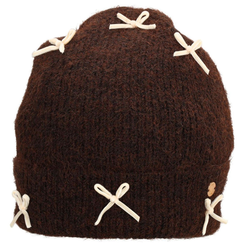 Charm Sjaal & Muts 26273 set Donkerbruin 097