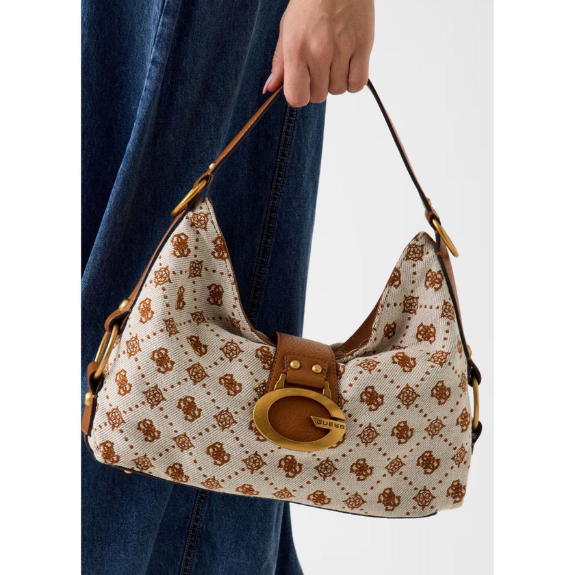 Guess Tas JB930818 Camden Cognac Logo COL