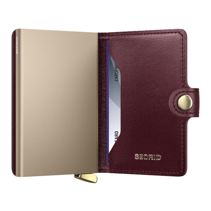 Secrid Pasjeshouder Miniwallet Diamond Emboss Bordeaux +