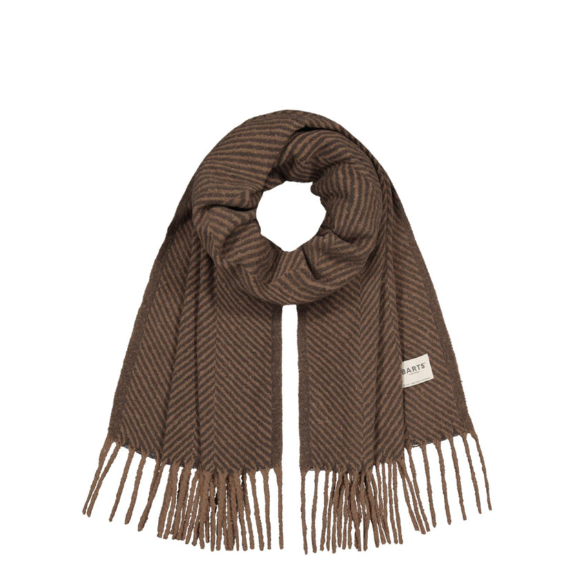 Barts Sjaal 6846 Josephyna Dark Brown 020