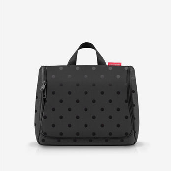Reisenthel Toilettas Toiletbag XL Glossy dots Black 7075