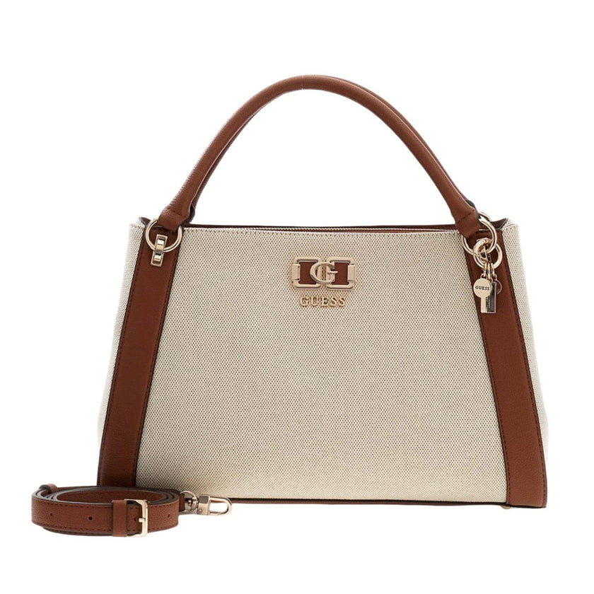 Guess Tas rits AG971907 Karnilla Natural/Cognac