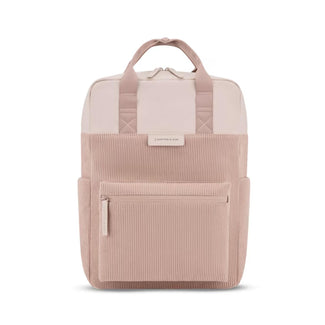 Kapten & Son Laptop Rugzak Bergen Pro Cord Rose Clay Corduroy