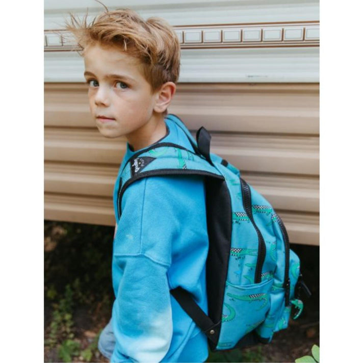 Little Legends Rugzak LL2011 Backpack L Croco Checkerboard 02