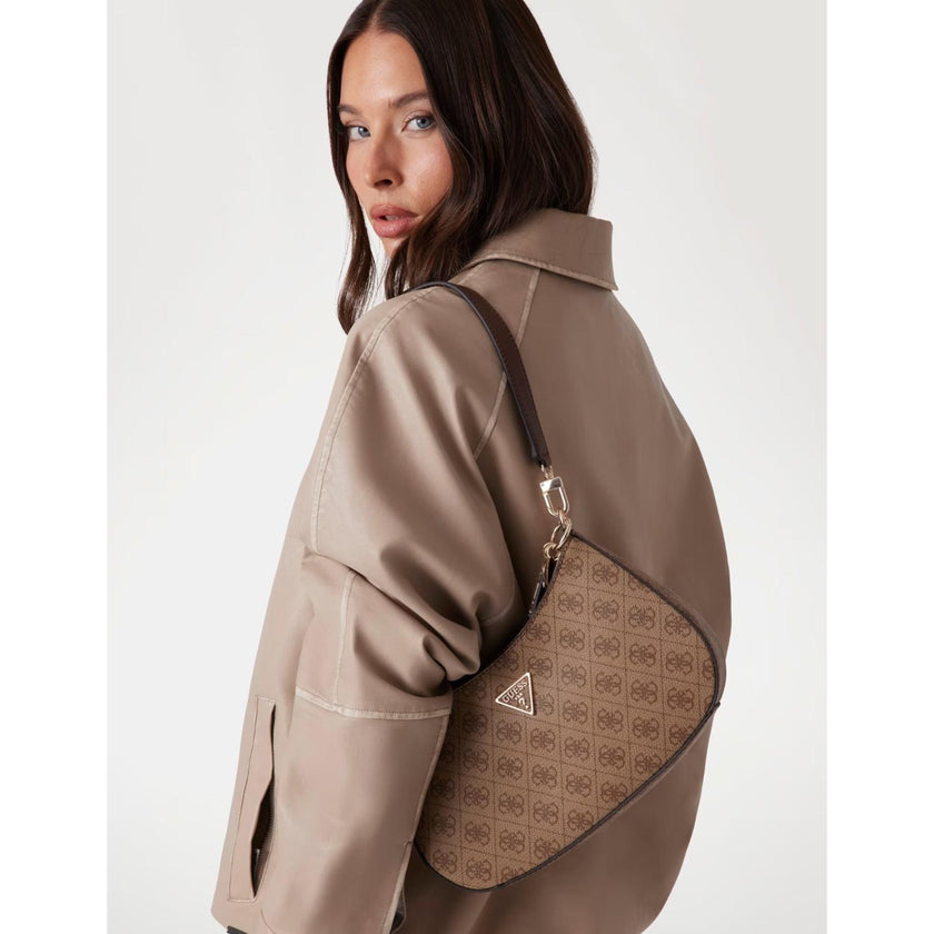 Guess Tas BG967218 Noelle II Latte Logo Brown LGW