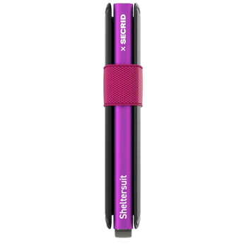 Secrid Pasjeshouder Bandwallet TPU* Sheltersuit Black-Fuchsia