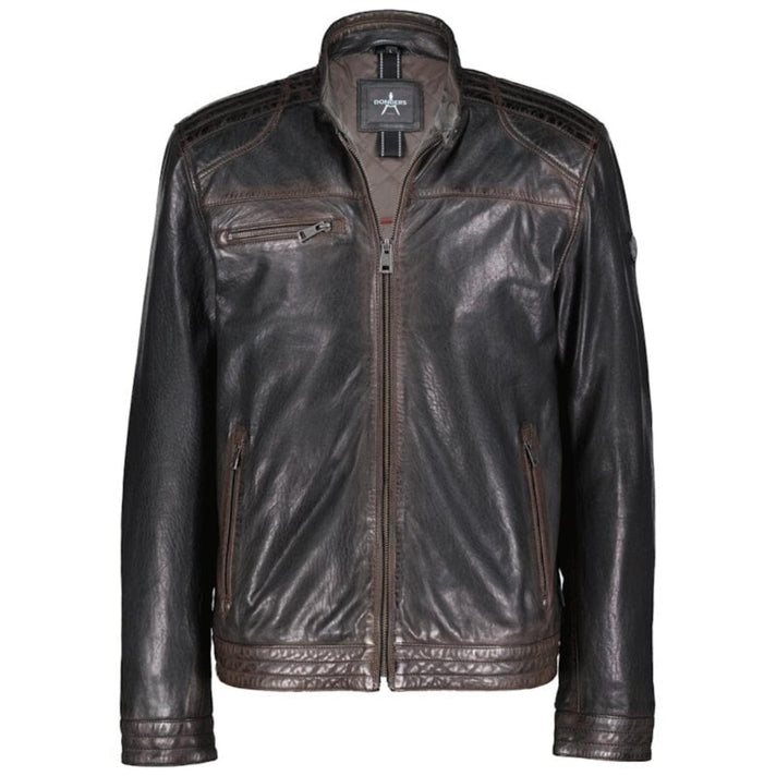 Donders 1860 Heren jas 52695 Black Tan 915