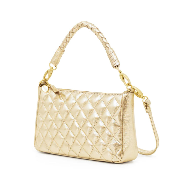 Mosz Tas Coco S Quilted Gold dull light gold