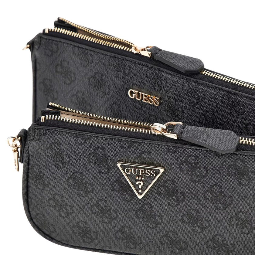 Guess Tas rits BG787971 Noelle mini Coal logo