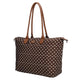 Charm Shopper 22521 Buckingham Stippen Wit-Donkerbruin 1291