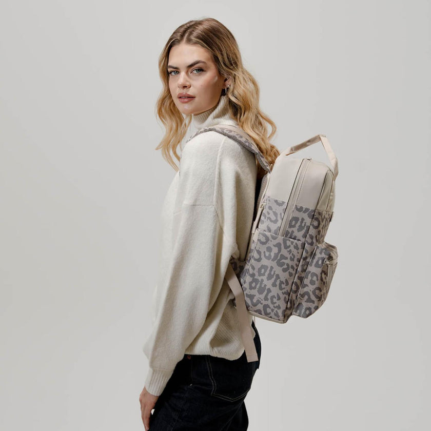 Kapten & Son Laptoprugzak Bergen Pro Leo Sandstone