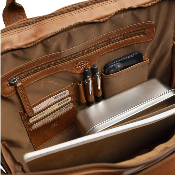 Chesterfield Laptoptas C40.1094 Frazer Cognac 31