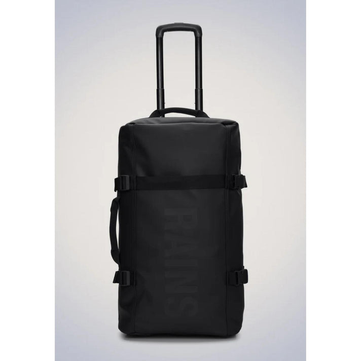 Rains Trolley weekendtas 13520 Texel checkin bag 01 Black