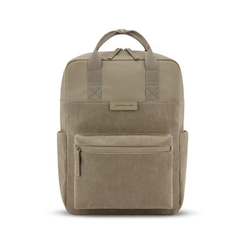 Kapten & Son Laptoprugzak Bergen Pro Cord Dusty Khaki Cord