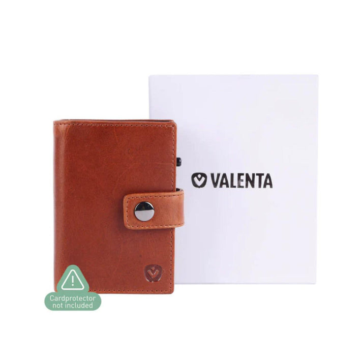 Valenta Creditcardetui Card wallet MagSafe Luxe Cognac