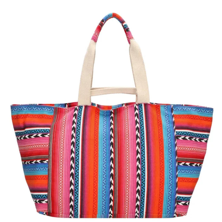 Zebra Trends Strandtas 22487 Multi fuchsia 154