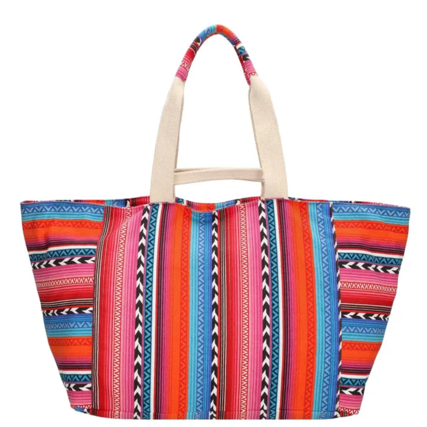 Zebra Trends Strandtas 22487 Multi fuchsia 154