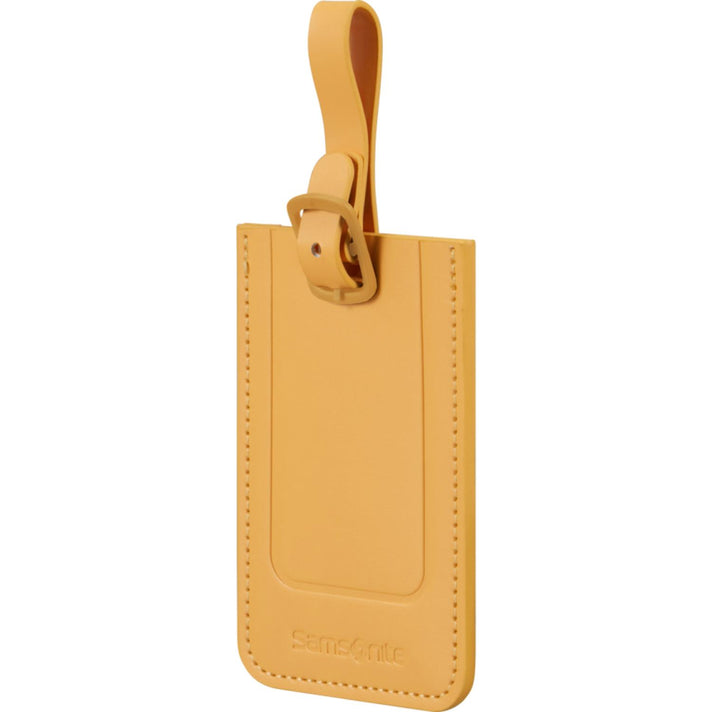 Samsonite Kofferlabel 155592 Luggage tag x2 Yellow 1924