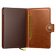 Secrid Pasjeshouder Miniwallet Lines Emboss Cognac +
