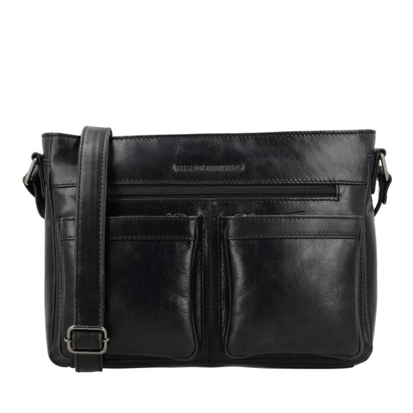 Hide & Stitches Tas 25316 Porto Zwart 001
