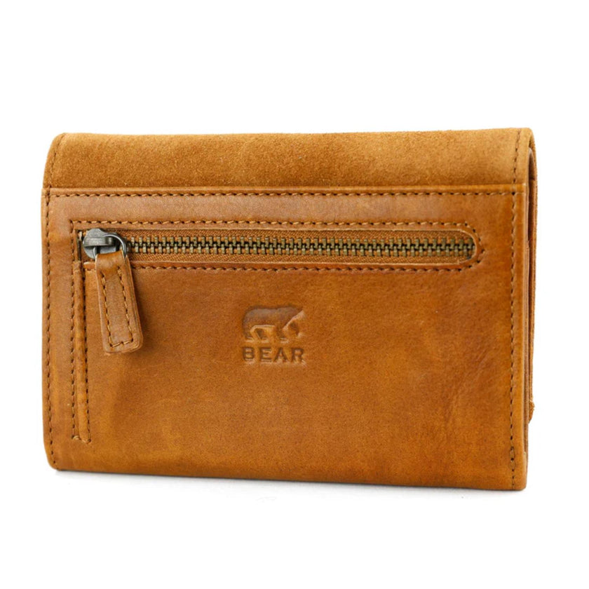 Bear Design Portemonnee SU22770 Flappie Cognac
