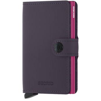 Secrid Pasjeshouder Miniwallet* Matte Dark Purple-Fuchsia