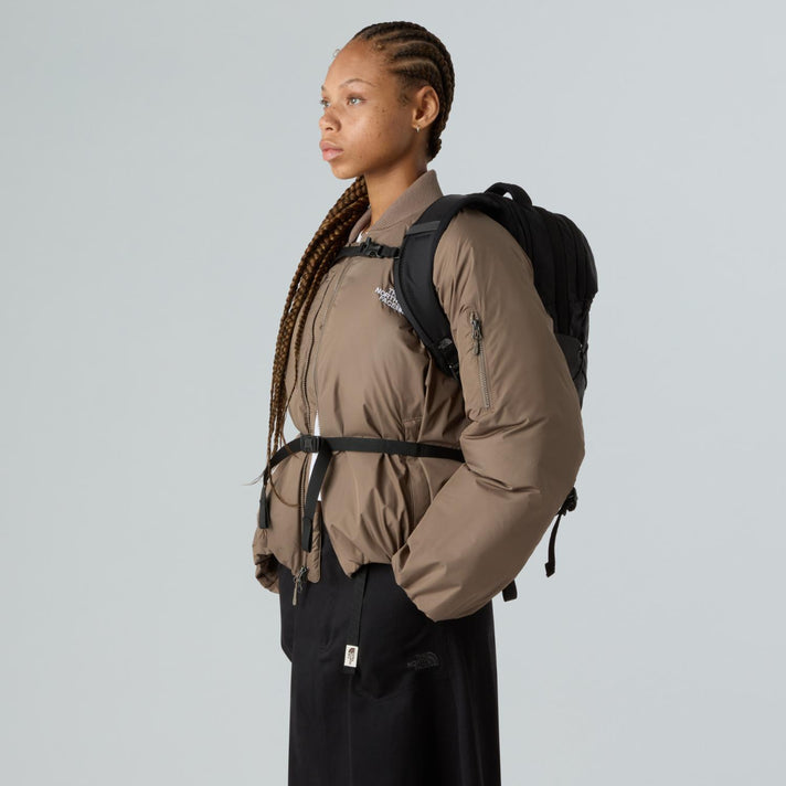 The NorthFace Rugzak W Borealis luxe Black Burnt