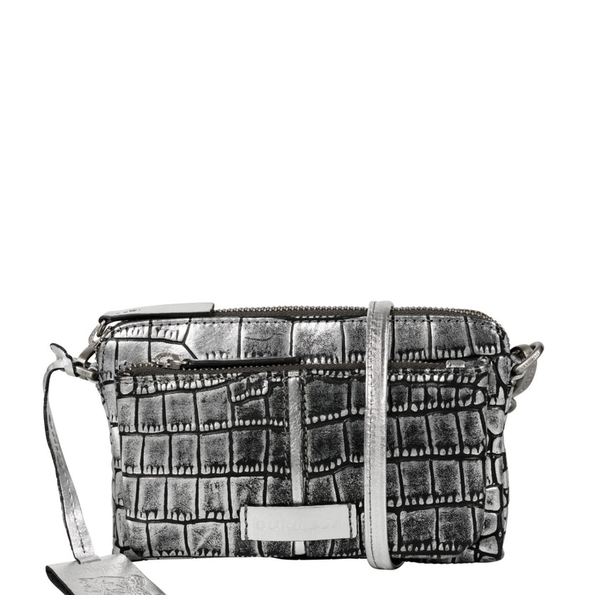 Burkely Tasje rits 1000445 Handbag small Simply silver 12