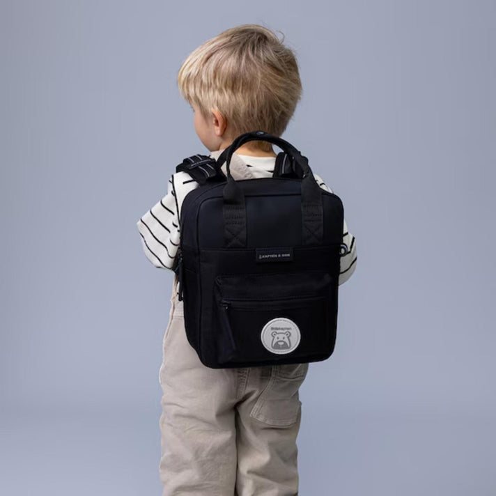 Kapten & Son Rugzak Bergen kids All Black