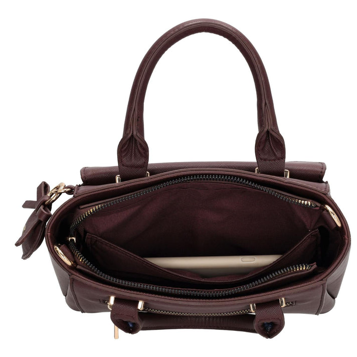 Charm Handtas W01262 Bordeaux rood 007