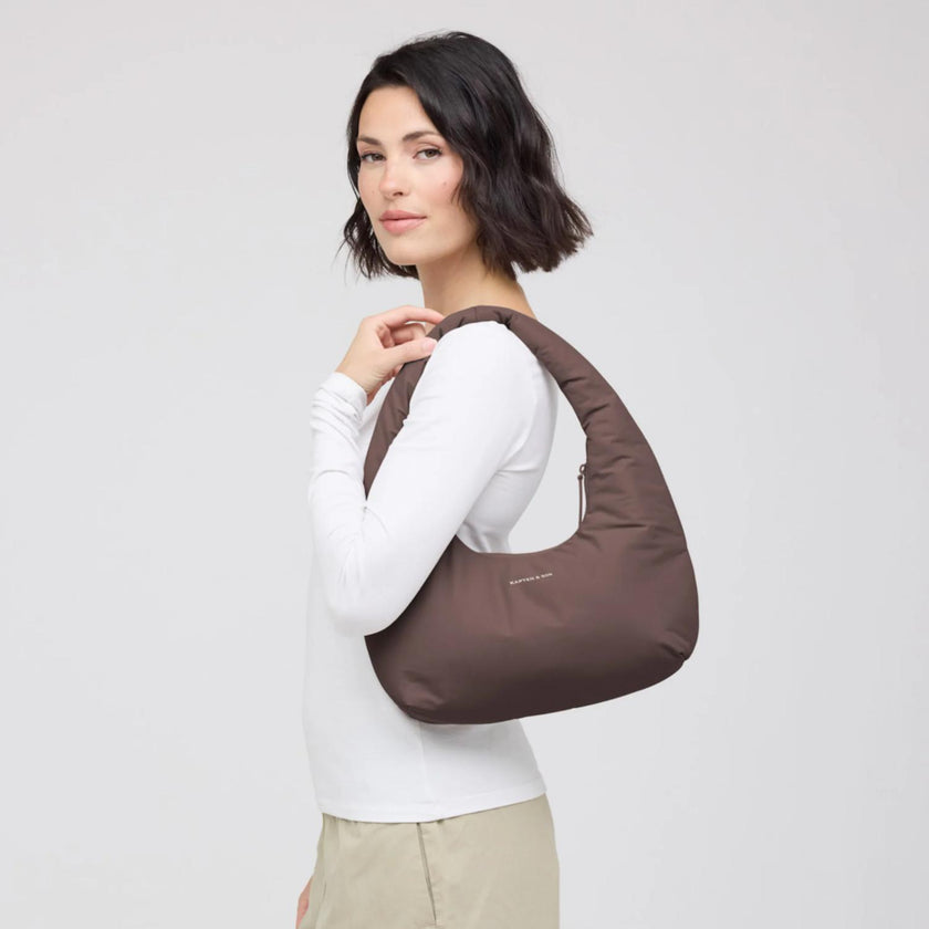 Kapten & Son Tas Skara Cloud Shoulder Chocolate Brown
