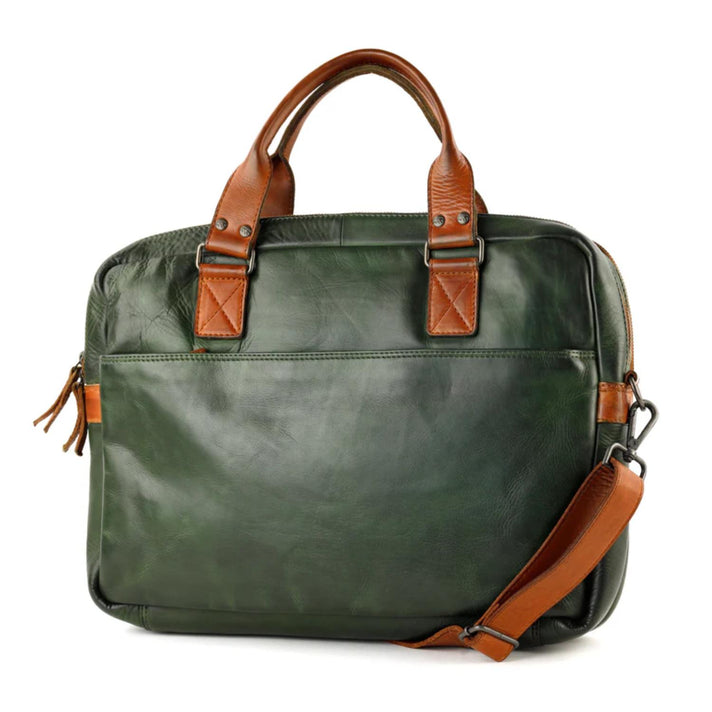 Bear Design Laptoptas CL32843 Leandro Green/cognac