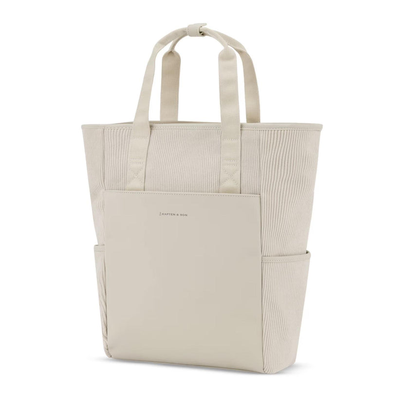 Kapten & Son Laptop Rugzak Lindby Cord Sandstone