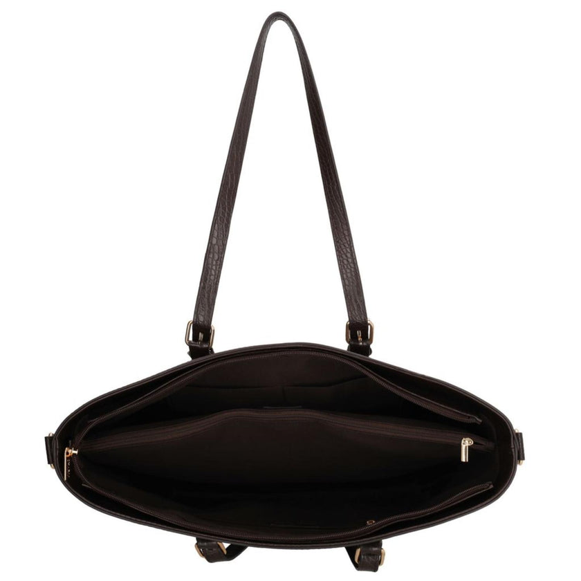Charm Shopper 26314 Birmingham croco Donkerbruin 097