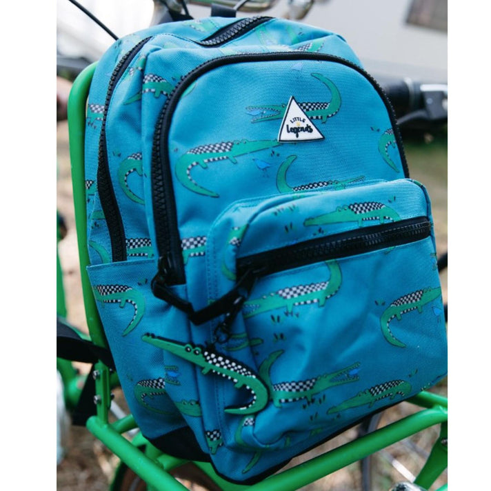 Little Legends Rugzak LL2011 Backpack L Croco Checkerboard 02
