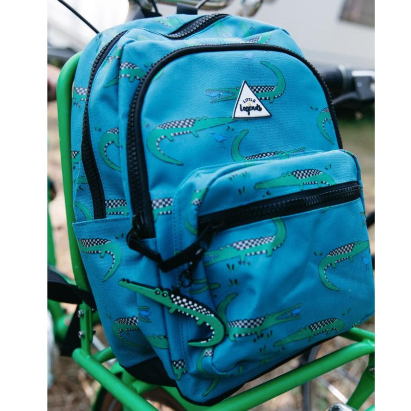 Little Legends Rugzak LL2011 Backpack L Croco Checkerboard 02