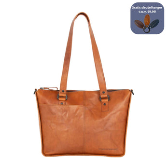 Spikes&Sparrow Tas rits 481161 Brandy 47