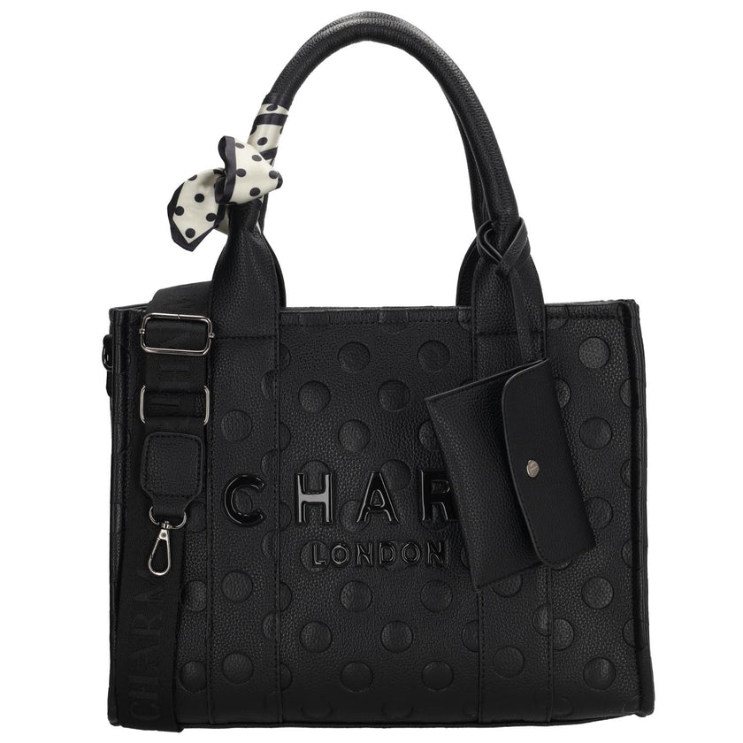 Charm Tas 26179 Bond Zwart Stippen 051