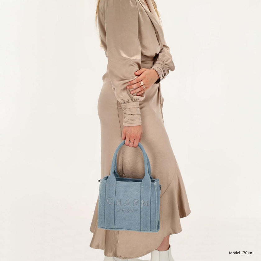 Charm Handtas W00881 Lichtblauw 018