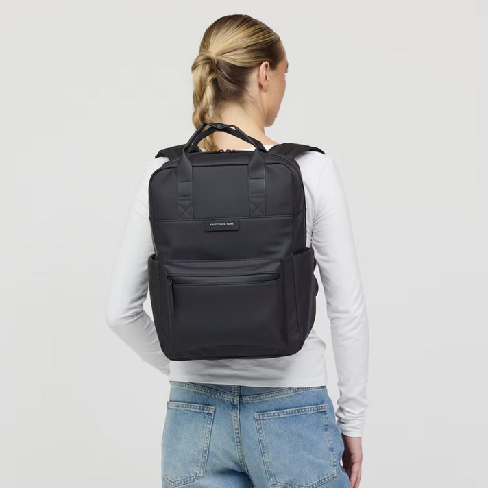 Kapten & Son Laptoprugzak Bergen Pro Sleek FPU All Black Sleek FPU