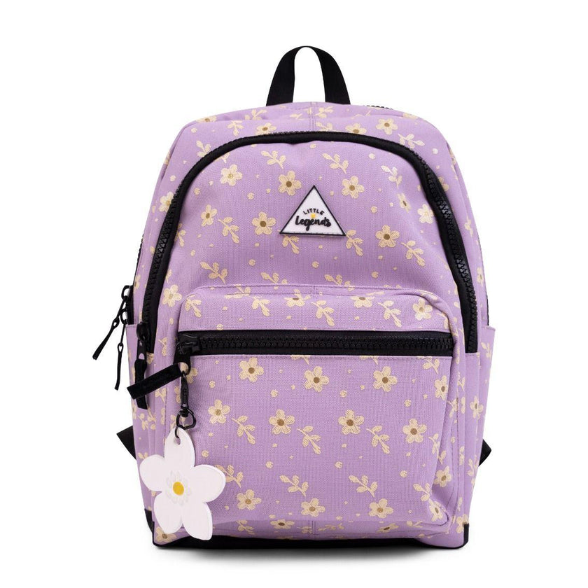 Little Legends Rugzak LL2007 Backpack L Lila Flower