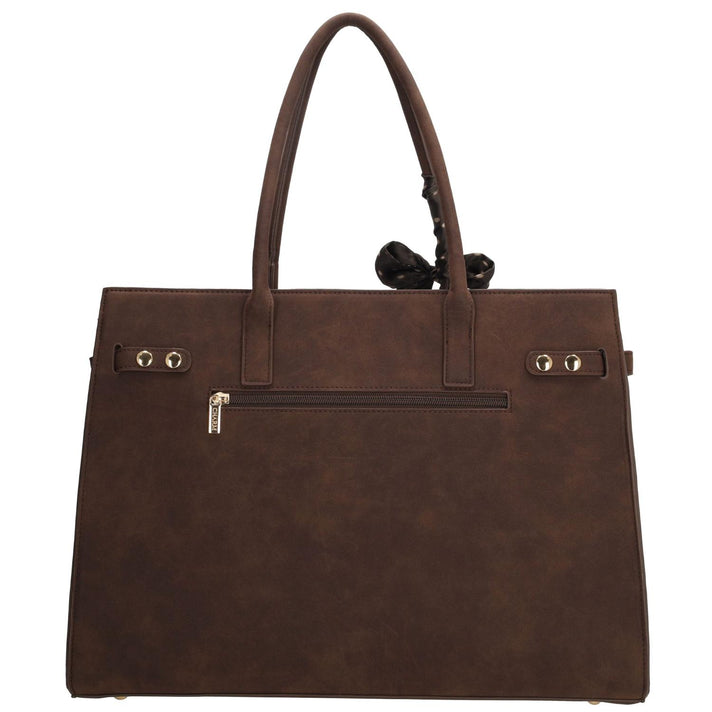 Charm Laptoptas 25997 The Hamptons Donkerbruin 097