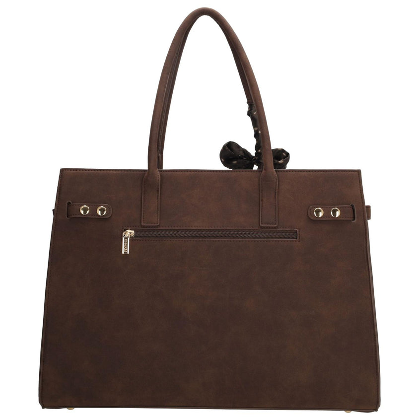 Charm Laptoptas 25997 The Hamptons Donkerbruin 097