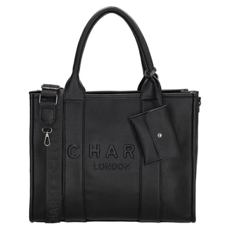 Kunststof laptoptassen Charm Laptoptas W01050 Bond Zwart 001