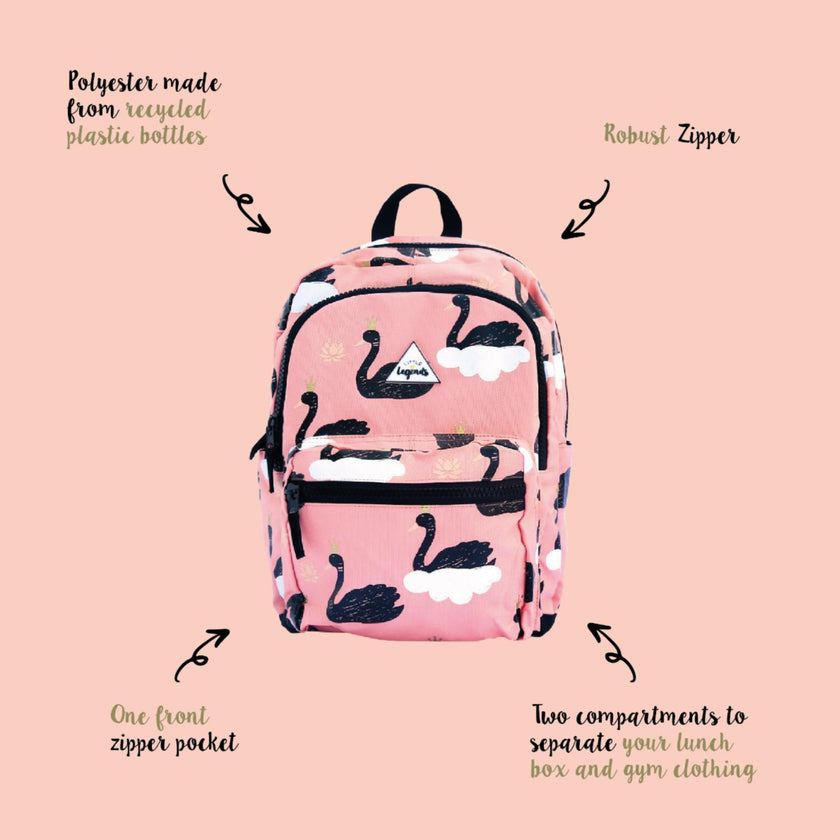 Little Legends Rugzak LL2003 Backpack L White Swan