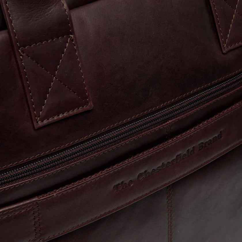 Chesterfield Laptoptas C40.1094 Frazer Bruin 01