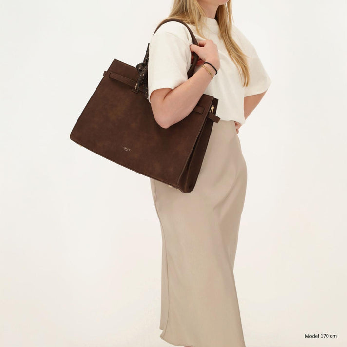 Charm Laptoptas 25997 The Hamptons Donkerbruin 097