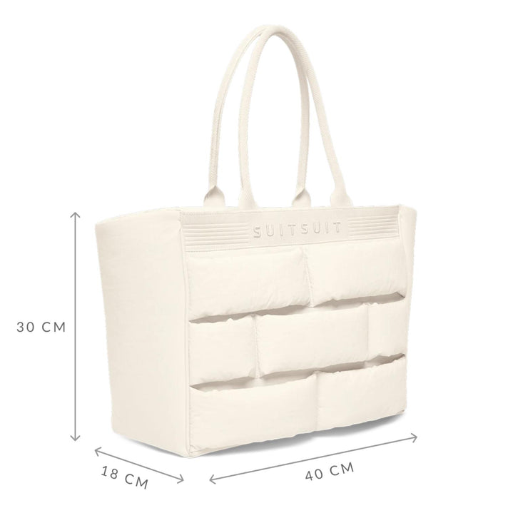SUITSUIT Shopper BF-66110 Daily Puffer White Swan