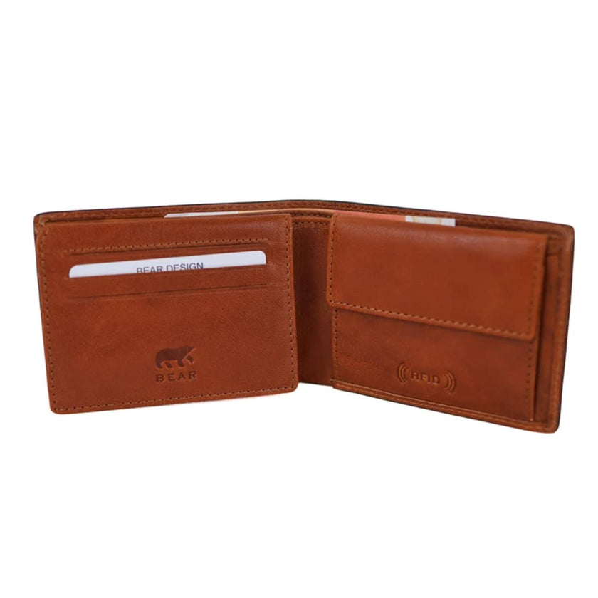Bear Design Portemonnee BS23059 Alfredo Cognac